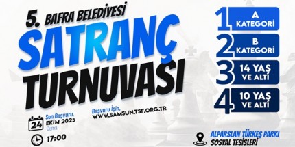 Satranç Turnuvası Başvuruları Başladı